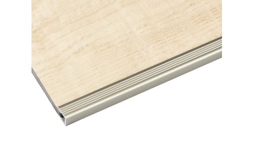 Ukončovací lišta pro podlahy do 5 mm Profilteam 9*2700 Inox E07