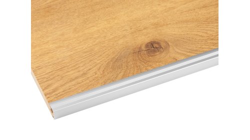 Ukončovací lišta pro podlahy 7 - 9 mm, Profilteam D-63, 12*2700 Stříbrná E01