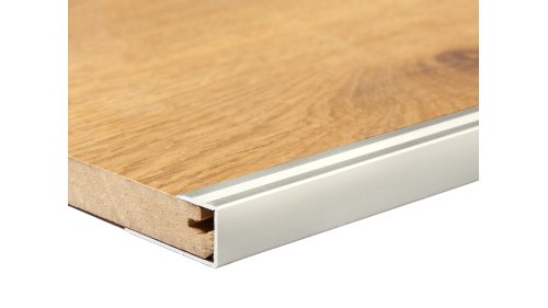 Ukončovací lišta pro podlahy 7 - 9 mm, Profilteam D-63, 12*2700 Inox E71