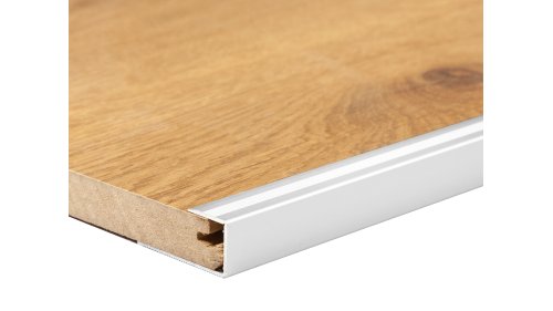 Ukončovací lišta pro podlahy 10-12 mm, Profilteam D-62, 13*2700 Stříbrná E01