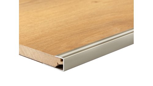 Ukončovací lišta pro podlahy 10-12 mm, Profilteam D-62, 13*2700 Šampaň E02