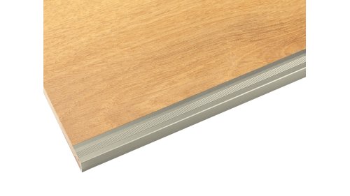 Ukončovací lišta pro podlahy 10-12 mm, Profilteam D-62, 13*2700 Šampaň E02