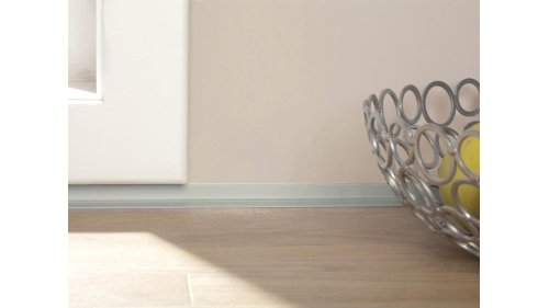 Ukončovací lišta pro podlahy u stěny Küberit 369 N/SK 18*12*2700 Imitace nerezi F2