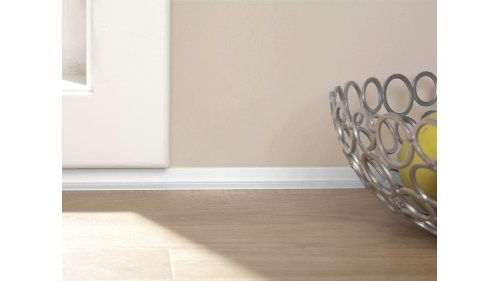Ukončovací lišta pro podlahy u stěny Küberit 369 N/SK 18*12*2700 Bílá F18