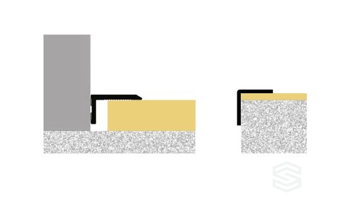 Možnosti použití profilu Küberit 238 N/SK