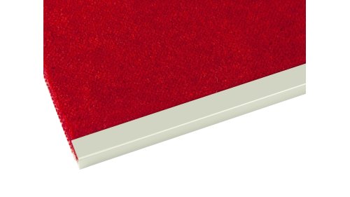 Ukončovací lišta pro podlahy 6-7 mm, Küberit 011, 13*2700 Imitace nerezi F2