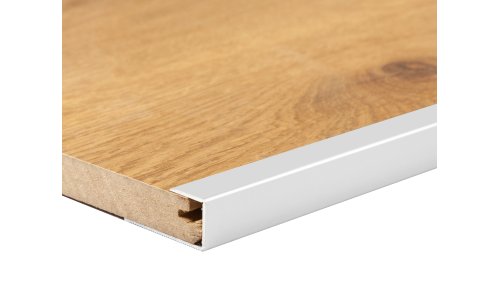 Ukončovací lišta pro podlahy 14-15,5 mm, Küberit 015, 13*2700 Stříbrná F4