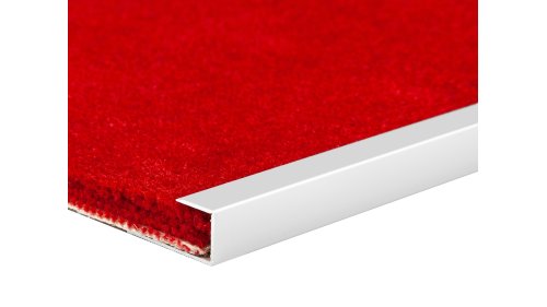 Ukončovací lišta pro podlahy 14-15,5 mm, Küberit 015, 13*2700 Stříbrná F4