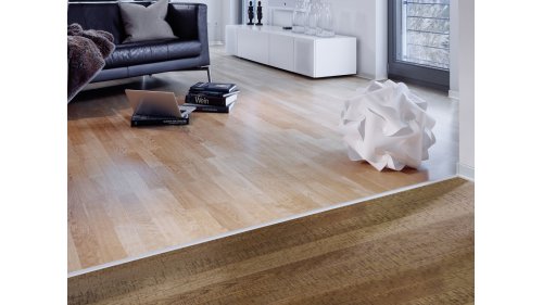 Vyrovnávací přechodová lišta Küberit 576 Design Clip 33*2700 Stříbrná F4