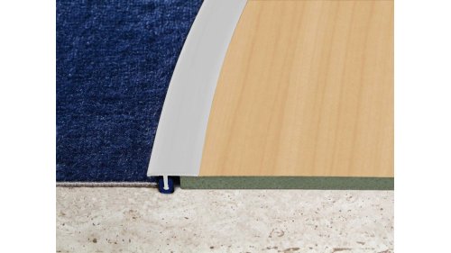 Přechodová lišta T Küberit 291 plochá 20*2700 Stříbrná F4