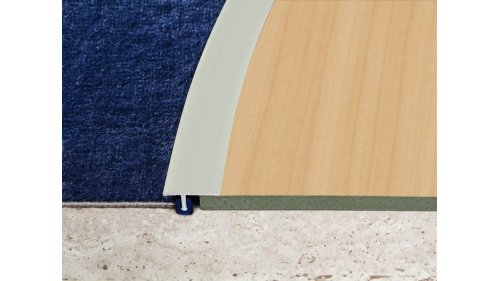 Přechodová lišta T Küberit 291 plochá 20*2700 Imitace nerezi F2G