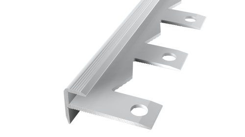 Schodový profil pro podlahy do 3 mm, Küberit 809 EB, 30*2500 Stříbrný F4