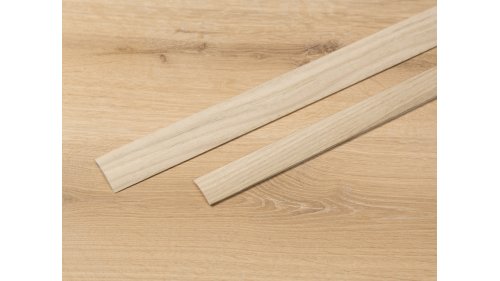 Dýhované přechodové lišty bez povrchové úpravy