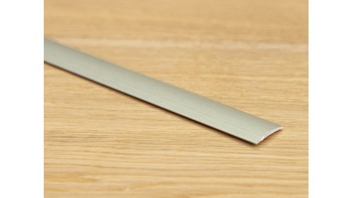 Přechodová lišta oblá Küberit 458 U Imitace nerezi F2G, 20*1000 kartáčovaná