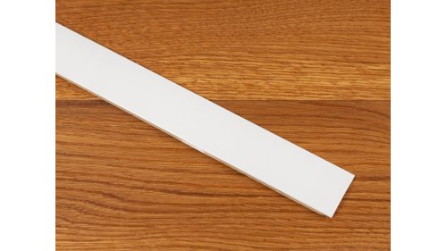 Přechodová lišta samolepící oblá Küberit 459 SK 30*900 Bílá F15, RAL 9016