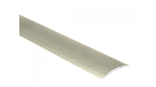 Přechodová lišta samolepící oblá Küberit 463 SK, 50*1000 Imitace nerezi F2G