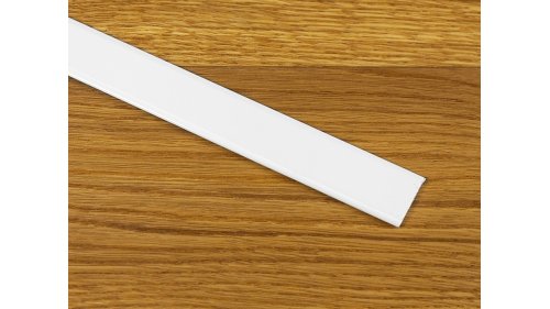 Přechodová lišta samolepící plochá Küberit 442 SK 25*1000 Bílá F15 RAL 9016