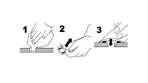 Přechodová lišta samolepící plochá Profilteam 35*930 Dub E09