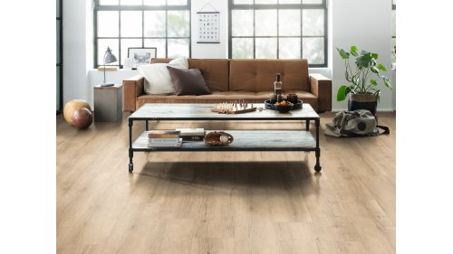 Laminátová podlaha Egger NatureSense Large 32 Dub Carlin pískový EL2141