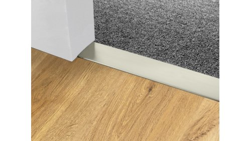 Přechodová lišta samolepící oblá Profilteam 80*1000 Inox E07