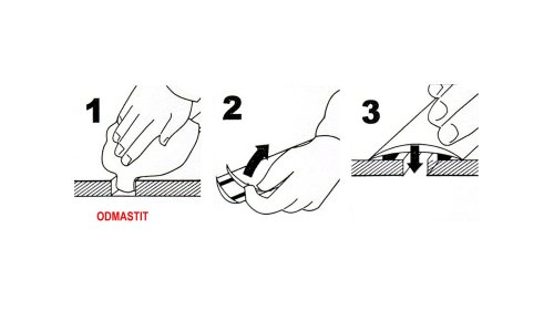 Návod na montáž samolepící přechodové lišty