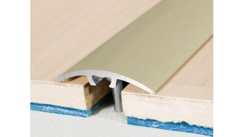 Přechodová lišta narážecí oblá Profilteam 32*2700 Šampaň E02