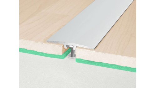 Přechodová lišta narážecí plochá Profilteam 36*2700 Stříbrná E01