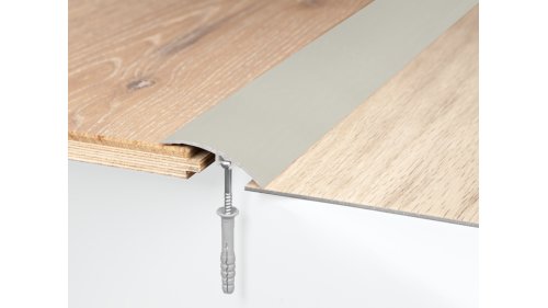 Přechodová lišta narážecí vyrovnávací Profilteam 50*2700 Inox E07
