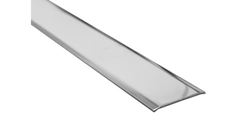 Přechodová lišta nevrtaná plochá Profilteam 40*2500 Nerez leštěná