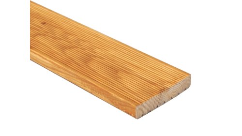 Osmo 013 Garapa olej na dřevěné terasy, aplikovaný na dřevinu Sibiřský modřín ve 2 vrstvách