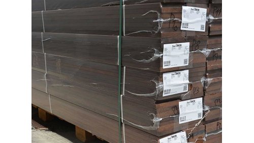 Terasové prkno Jasan Thermowood Clip hladké