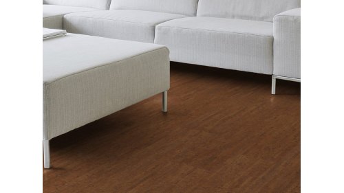 Korková podlaha lepená Premier Cork Horizontal hnědý 600*150