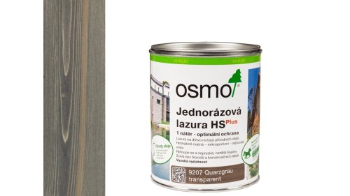 OSMO 9207 Křeměnně šedá HS Plus jednorázová lazura 0,75l