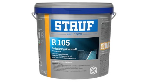 2K PU lepidlo na PVC, LVT, gumu a textil STAUF R 105 (6,9 kg) – interiér i exteriér