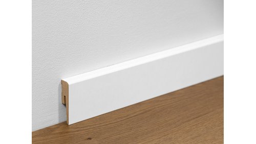 Soklová lišta EGGER Cubical 60 L201 – bílá, 58 × 14 × 2400 mm