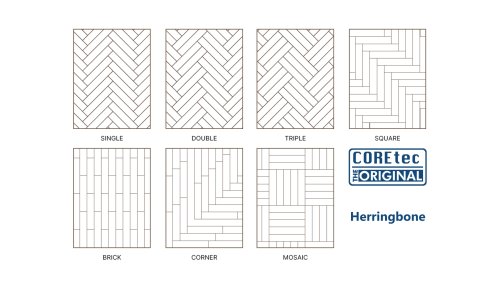Kombinujte a slaďte si svůj vlastní styl s našimi prkny ve vzoru rybí kosti