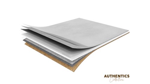 Skladba vinylove hybridni podlahy COREtec Authentics tile