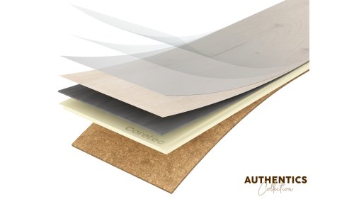 Skladba vinylove hybridni podlahy COREtec Authentics prkno