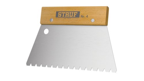 Stauf Nr. 4 zubová stěrka pro lepení třívrstvého dřeva, parket a masivního dřeva