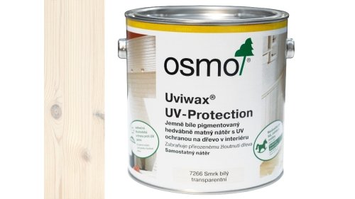 Osmo Uviwax 7266 – UV bílý hedvábně matný nátěr obložení 2,5 l