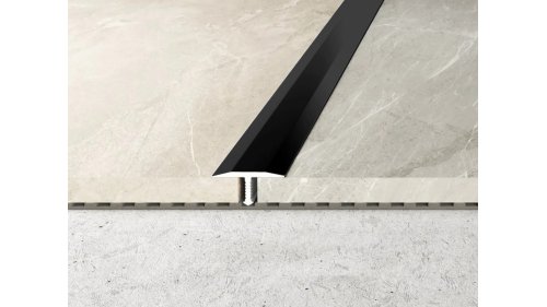 Přechodová lišta T Profilteam C54 – Černá – 14 × 2700 mm
