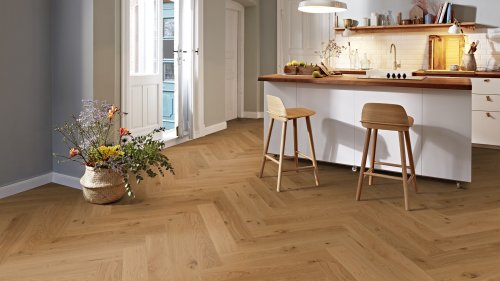 Dřevěná podlaha Arbor Dune HB Herringbone – olej, 10,5 × 137 × 790 mm, V4