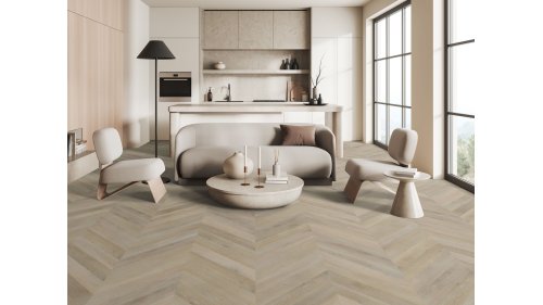 Vinylová podlaha lepená Aspecta Contours Chevron GD55 Como