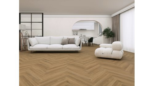 Vinylová plovoucí podlaha Aspecta Contour Isocore IC55 Herringbone Macadamia