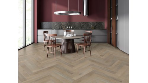 Vinylová plovoucí podlaha Aspecta Contour Isocore IC55 Herringbone Bolsena