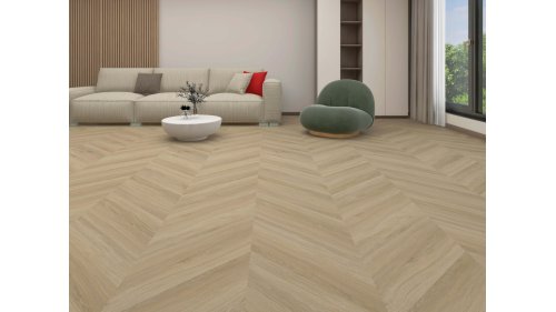 Vinylová plovoucí podlaha Aspecta Contour Isocore IC55 Chevron S Almond