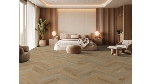 Vinylová plovoucí podlaha Aspecta Contour Isocore IC55 Chevron S Albano