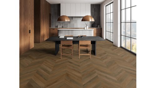 Vinylová plovoucí podlaha Aspecta Contour Isocore IC55 Chevron S Brienz