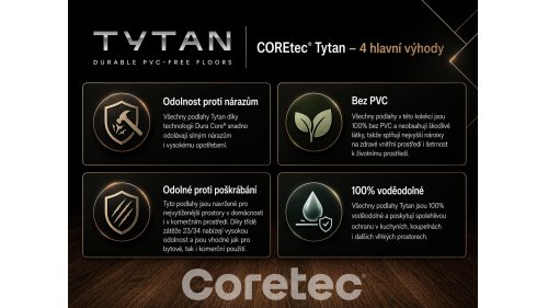 COREtec Tytan – 4 klíčové výhody podlahy