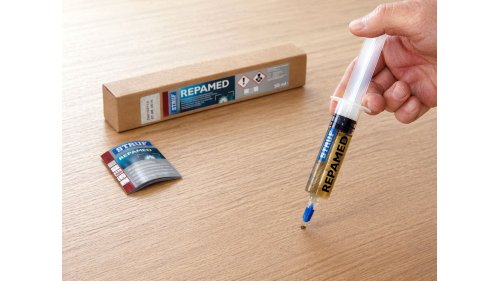 STAUF REPAMED – opravná sada pro dutá místa pod parketami, 50 ml